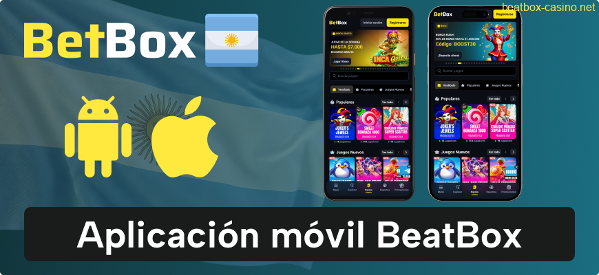 Aplicación móvil oficial de BeatBox para argentinos