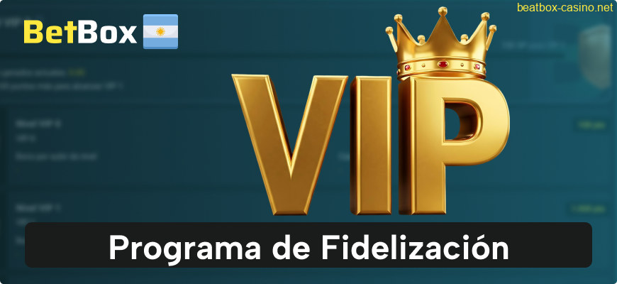 Programa de fidelidad para los jugadores argentinos de BeatBox Casino