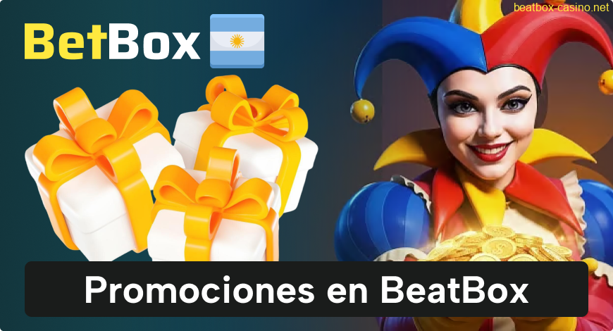 Promociones para los jugadores argentinos de BeatBox Casino