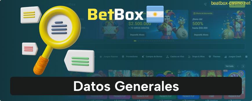 Descripción del casino BeatBox Argentina