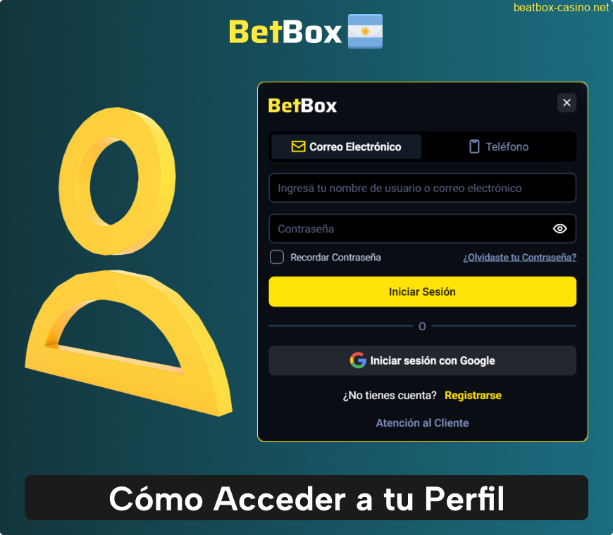 Cómo iniciar sesión en tu perfil de BeatBox Argentina