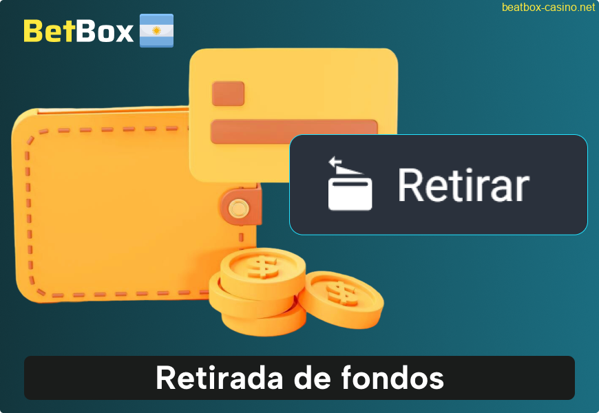 Retirar fondos en BeatBox AR