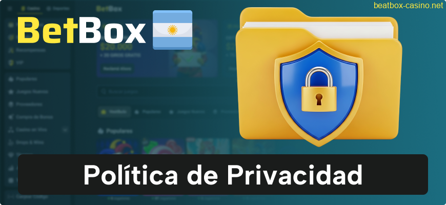 Privacidad de la información en BeatBox Casino Argentina